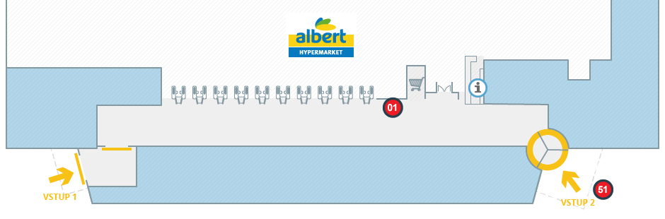 Albert hypermarket Hranice