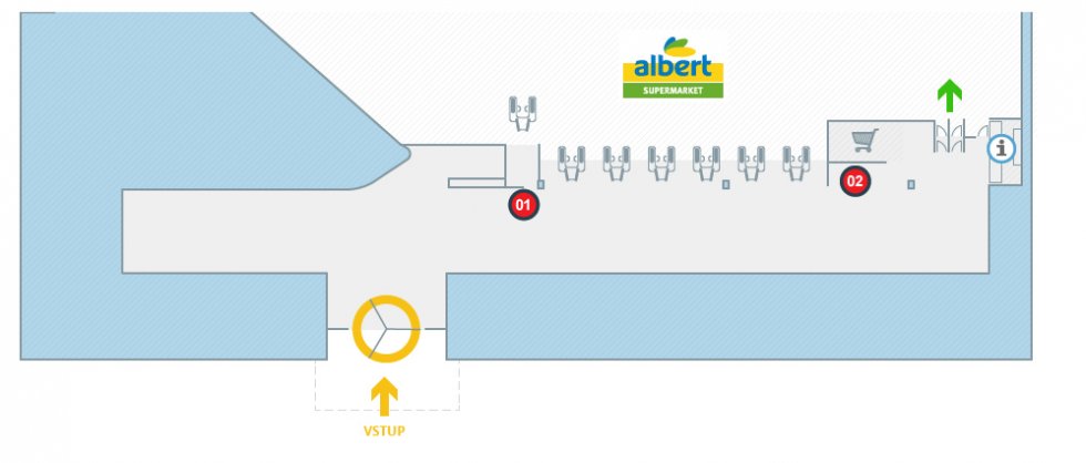 Albert hypermarket Mladá Boleslav II, Na Radouči