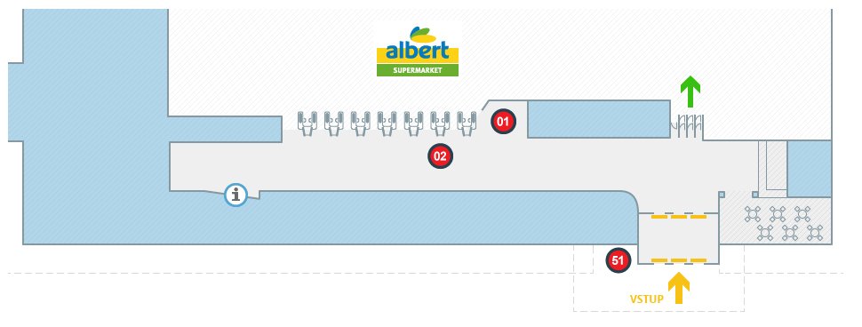 Albert hypermarket Mladá Boleslav, Jičínská