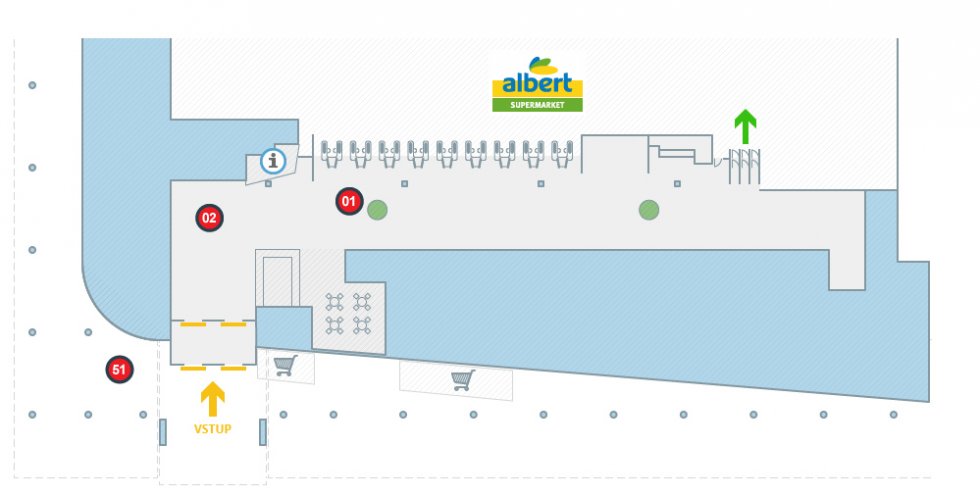 Albert hypermarket Plzeň