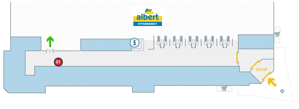 Albert hypermarket Krnov