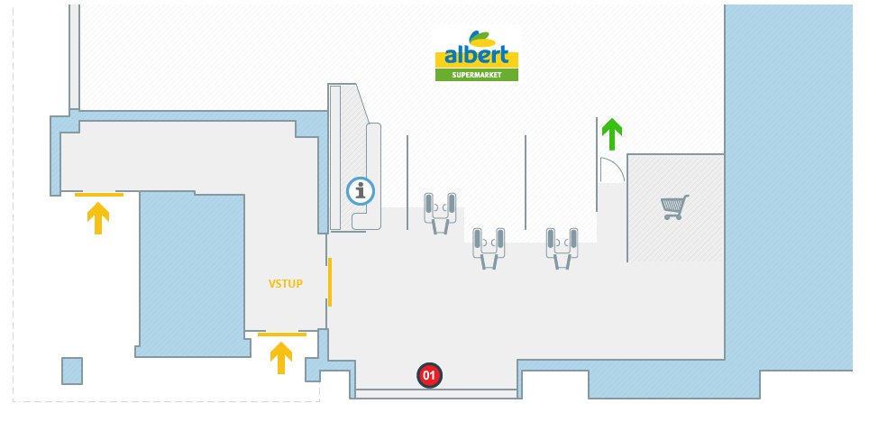 Albert Frýdek Místek Stará cesta
