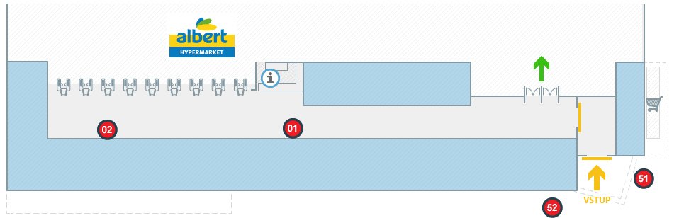 Albert hypermarket Nymburk