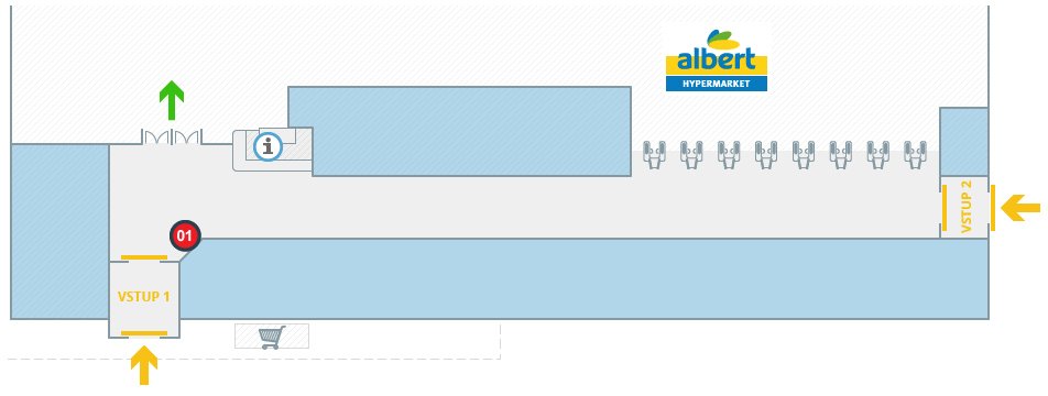 Albert hypermarket Břeclav