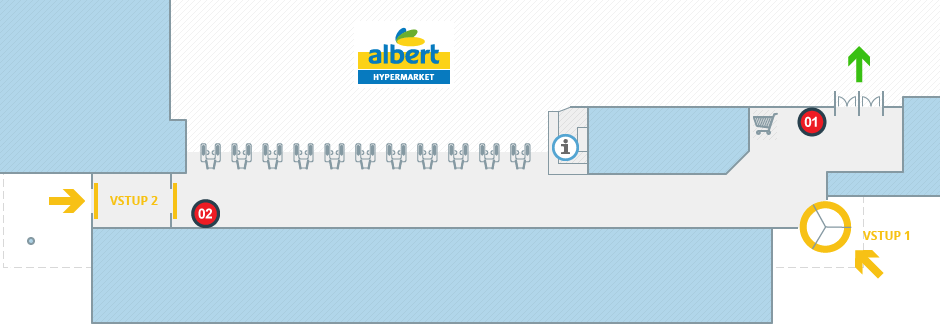 Albert hypermarket Přerov