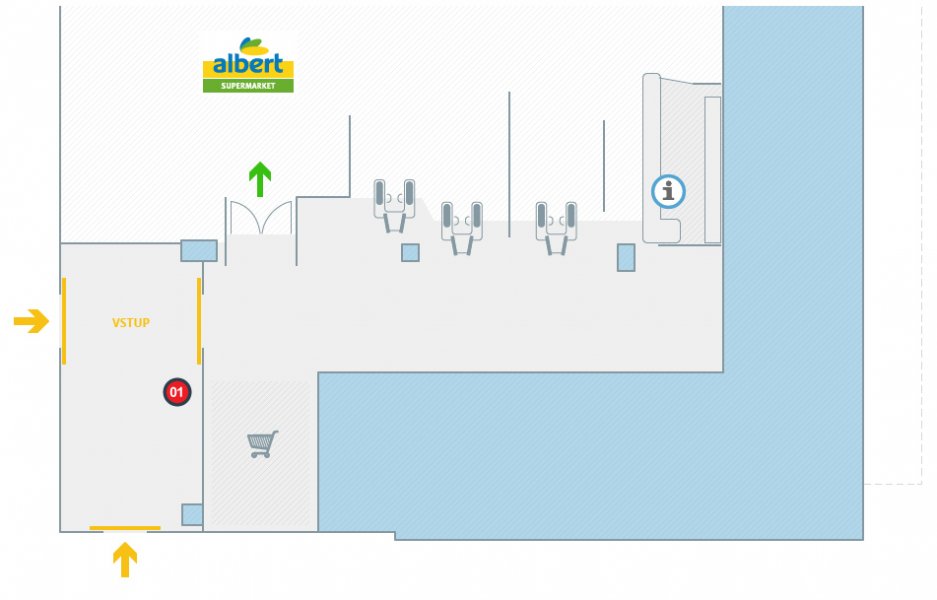 Albert Brno Starý Lískovec U pošty