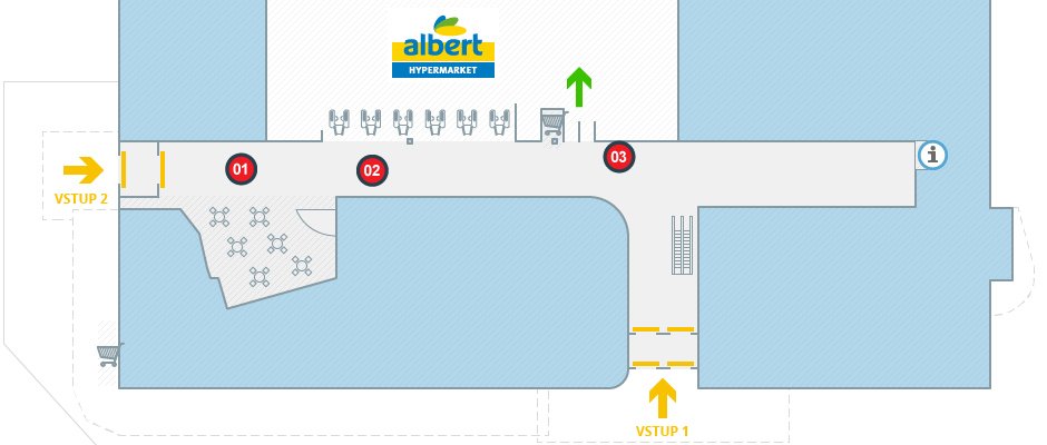 Albert hypermarket Ostrava Dubina