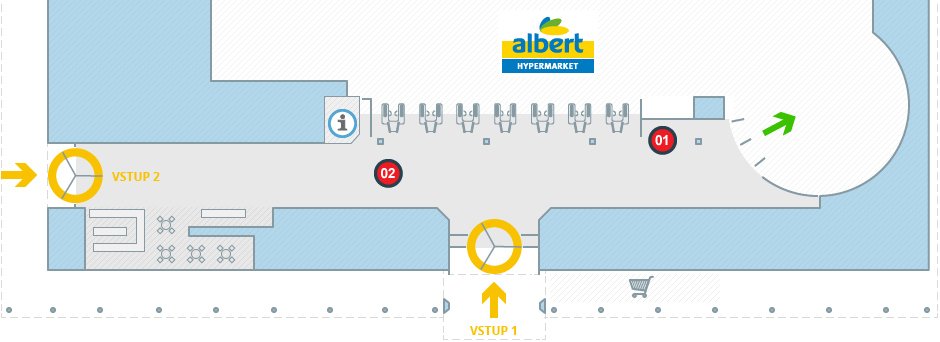 Albert hypermarket Prostějov