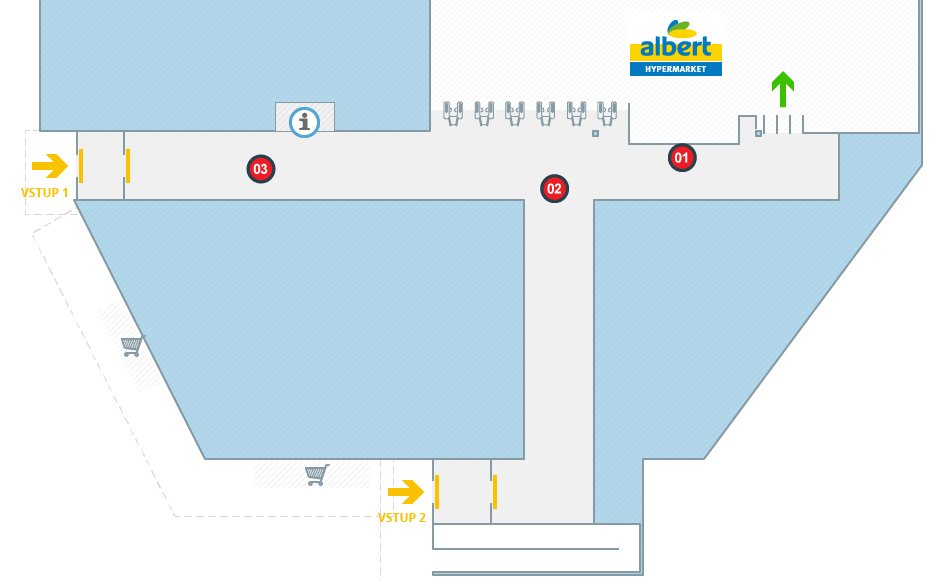 Albert hypermarket Zlín