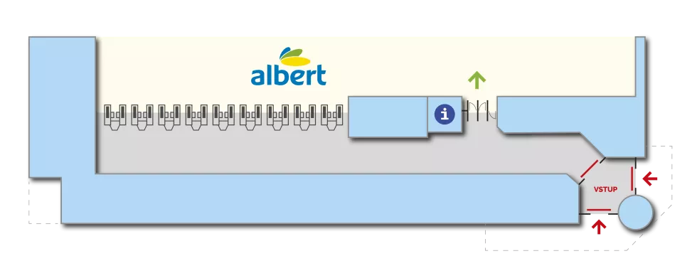 Albert hypermarket Jindřichův Hradec