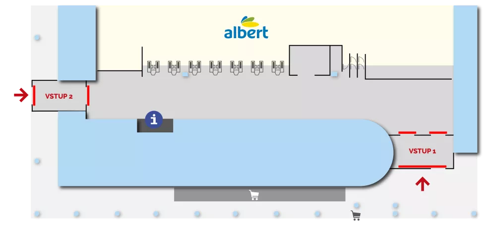 Albert hypermarket Pardubice