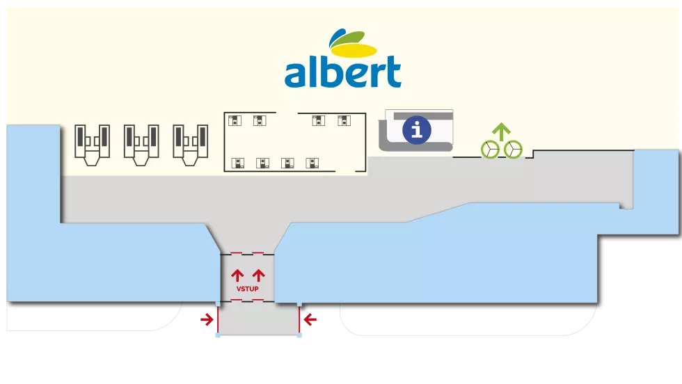 Albert hypermarket Varnsdorf